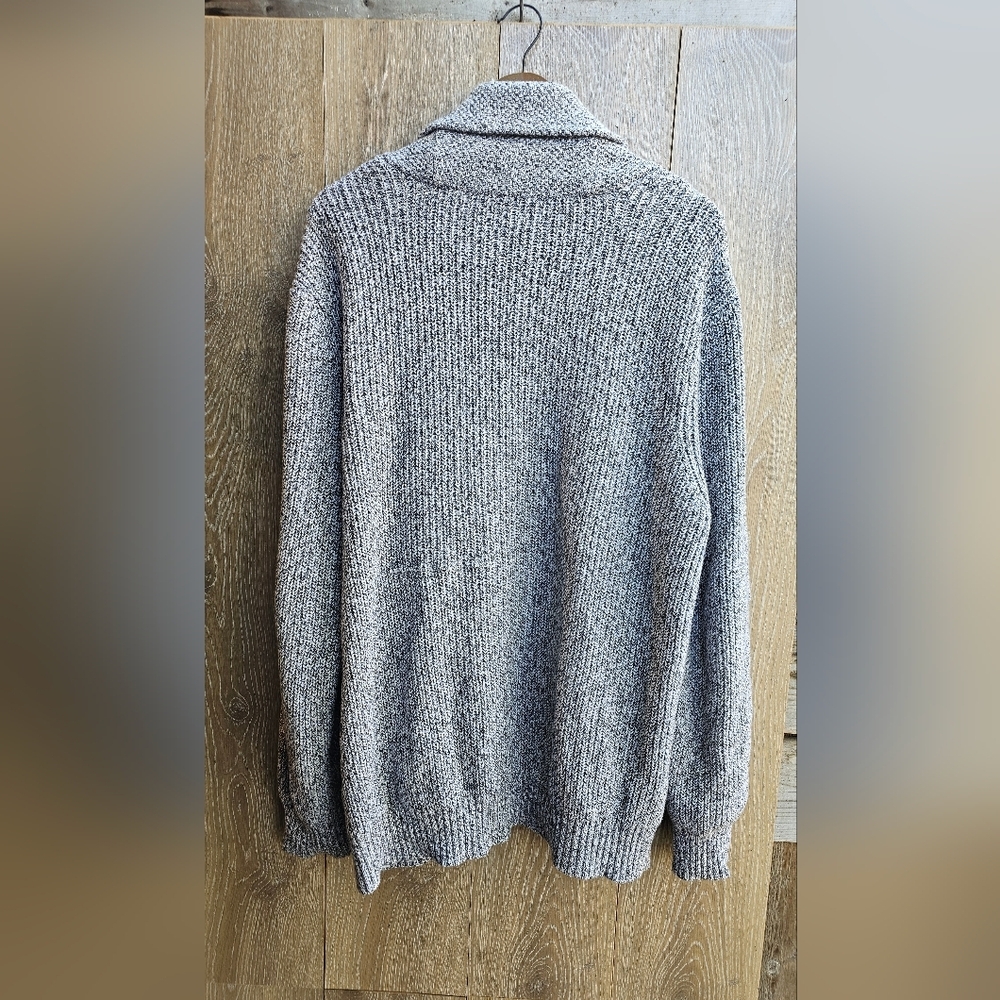 Faherty Cashmere Cardigan Oversized Baggy Big Pockets Grandpa Chunky Knit XXL - Picture 4 of 6
